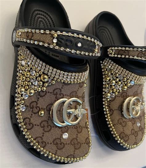 bedazzled Gucci shoes